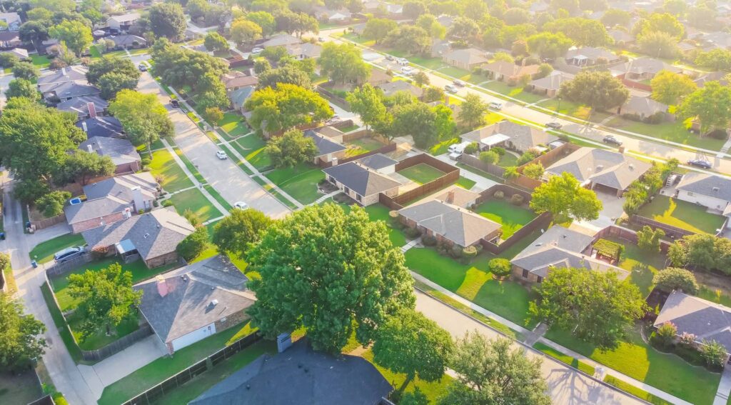 Texas Neighborhood Outside of Dallas